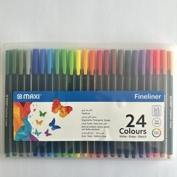 اقلام حبر  fineliner 24لون