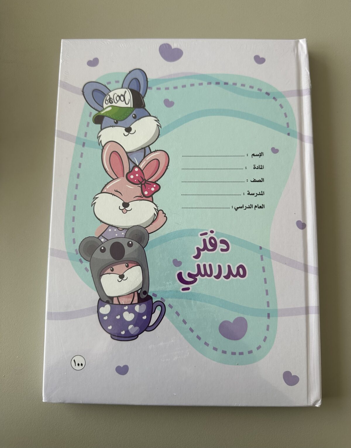 ⁦دفاتر مدرسيه متنوعه للبنات والأولاد (١٠٠ ورقة) مقاس a5⁩ - الصورة ⁦3⁩